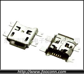 解密Micro USB 5P BF B母SMT两脚贴板连接器的结构与特点